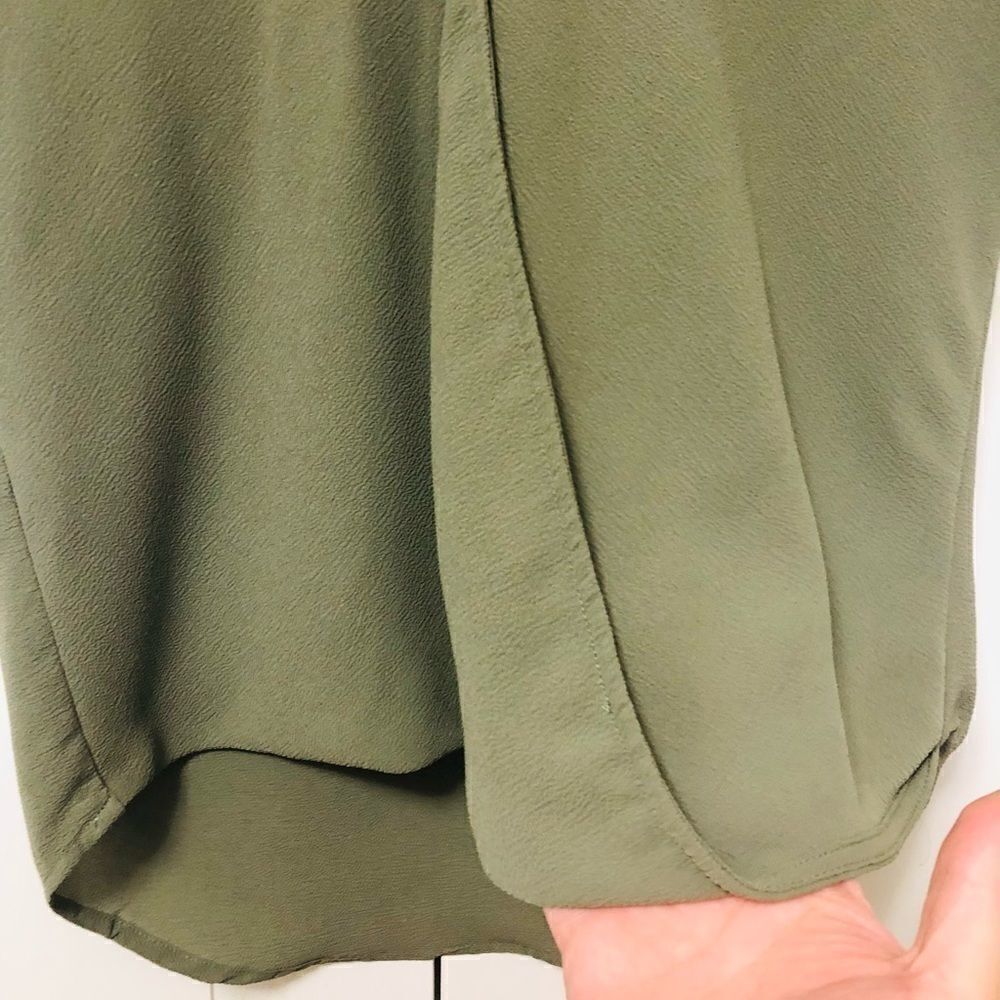 Michael Kors Drape-front Tie Sleeve Blouse - Picture 6 of 13